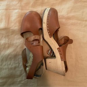 Lotta from Stockholm High Wood Clogs